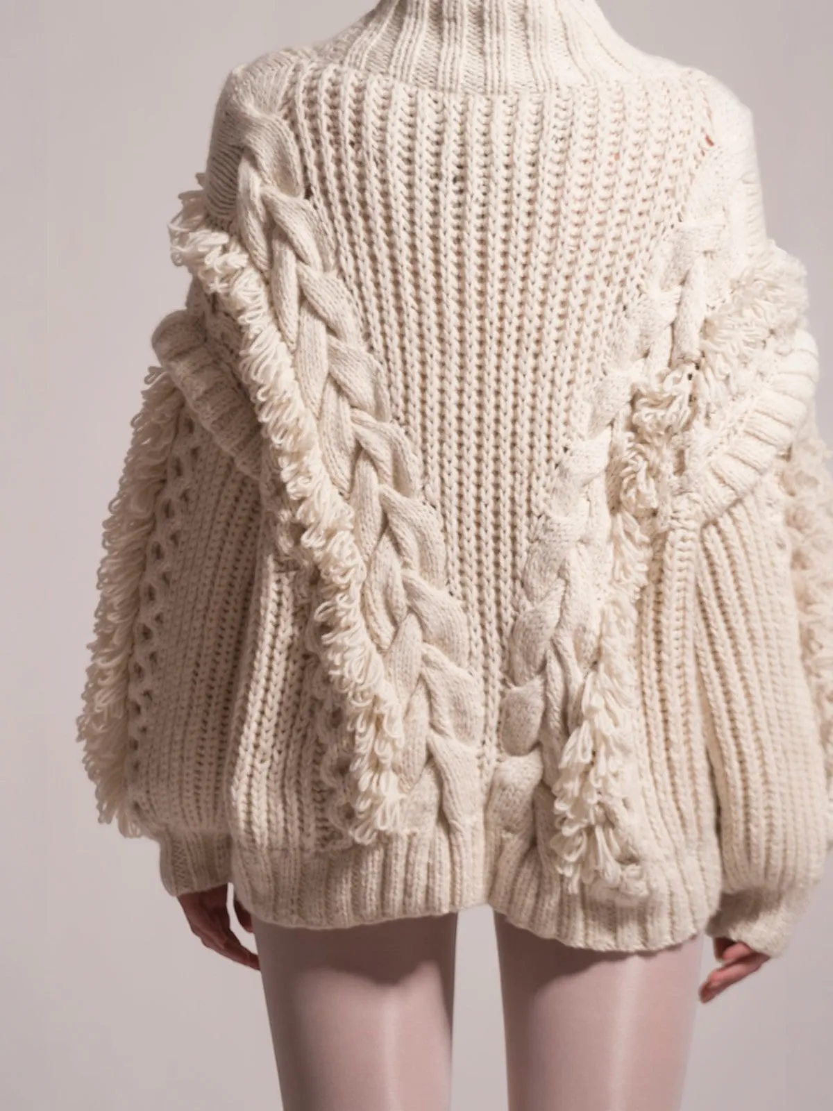 Anastasia Sweater | White