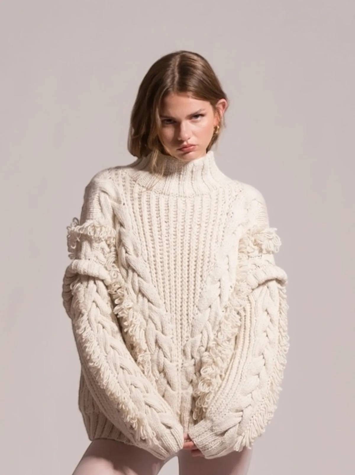 Anastasia Sweater | White