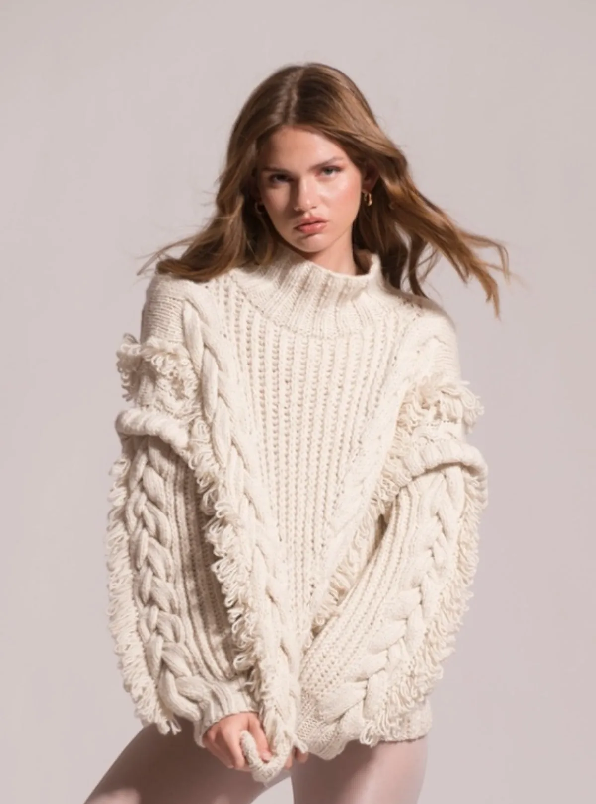 Anastasia Sweater | White