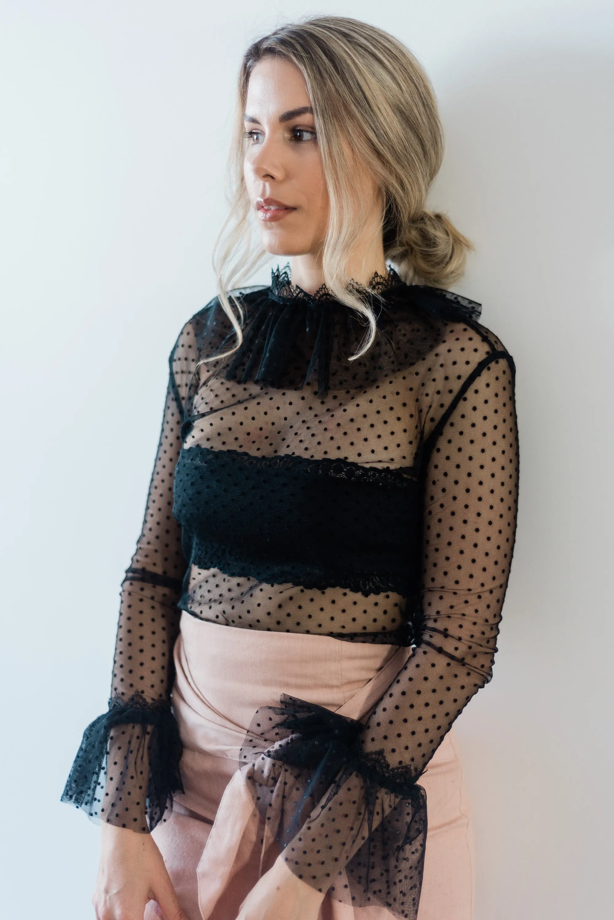 Arabella Tulle Blouse