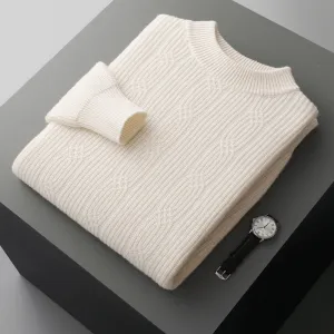 Frank Hardy Jacquard Wool Sweater