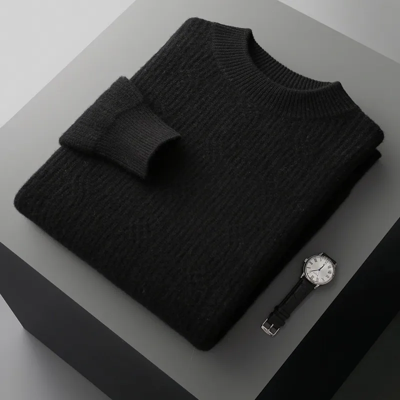 Frank Hardy Jacquard Wool Sweater