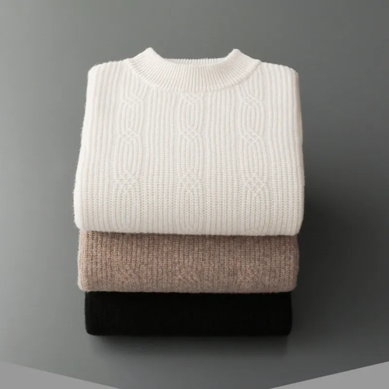 Frank Hardy Jacquard Wool Sweater