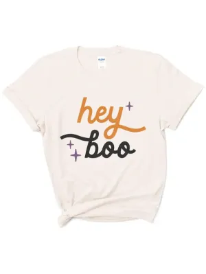 Hey Boo Halloween Graphic Tee
