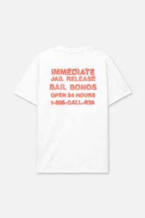 LIAM SHORT SLEEVE TEE | WHITE BAIL BONDS