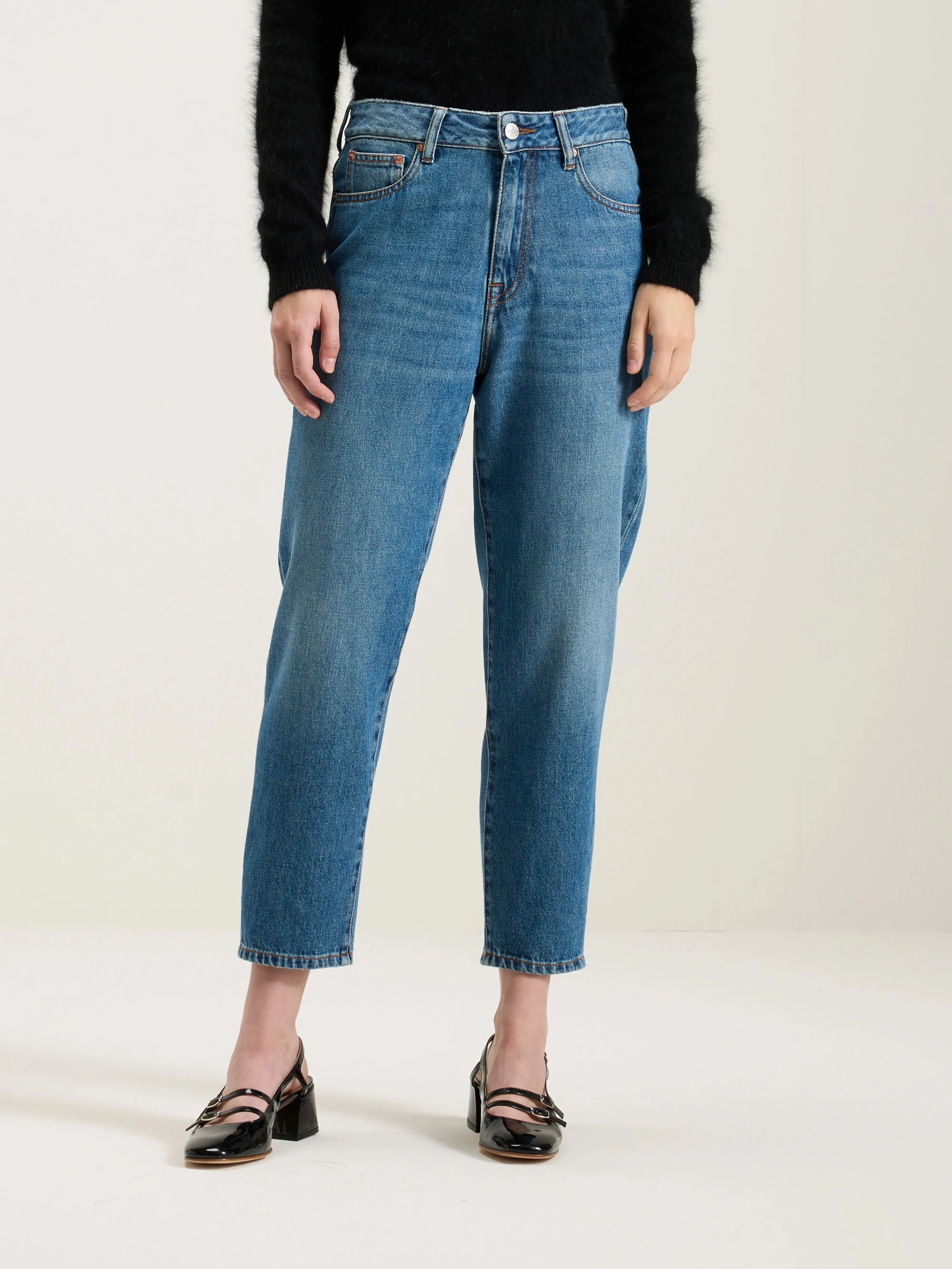 Puddy tapered cropped jeans (242 / W / VINTAGE BLUE)