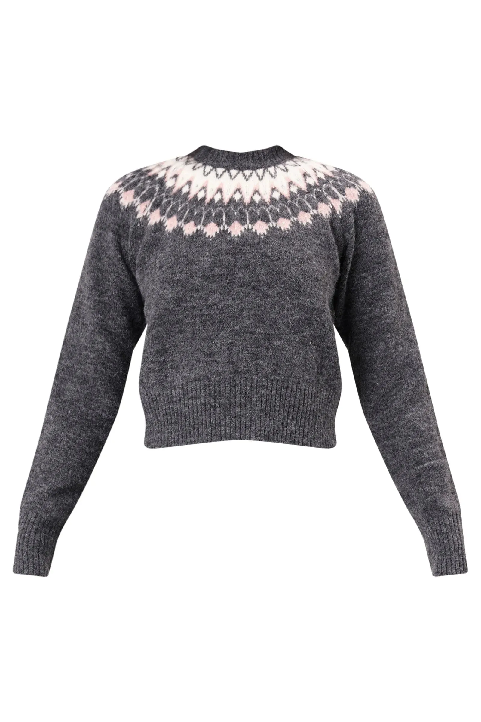 Rolla’s Fair Isle Knit Sweater Vintage Black