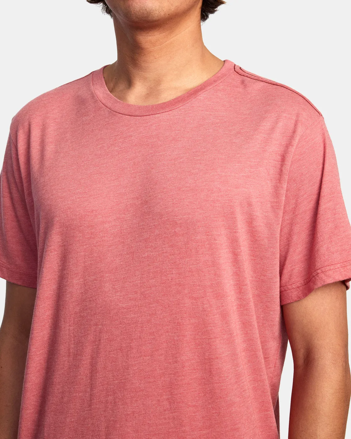 Solo Label Tee - Dusty Pink