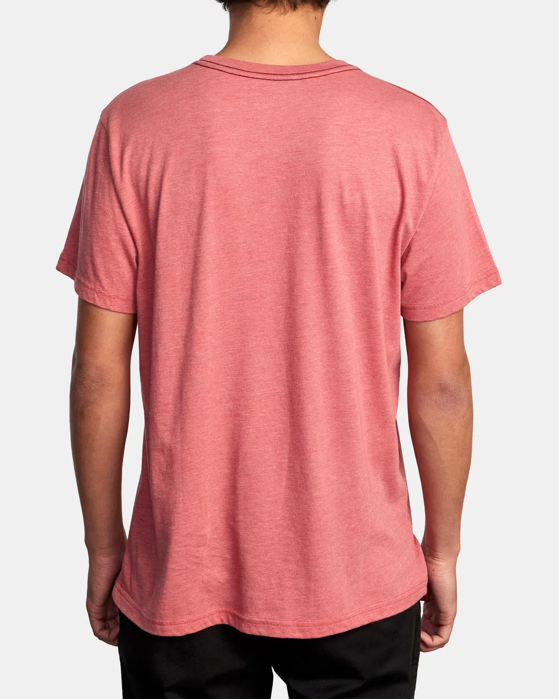 Solo Label Tee - Dusty Pink