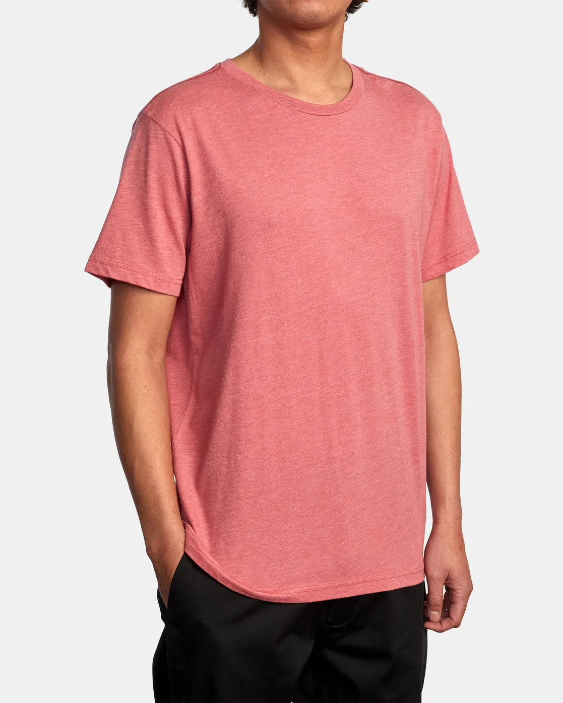 Solo Label Tee - Dusty Pink