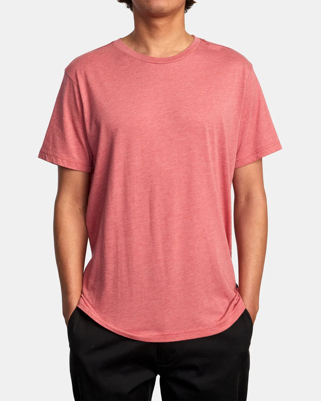 Solo Label Tee - Dusty Pink