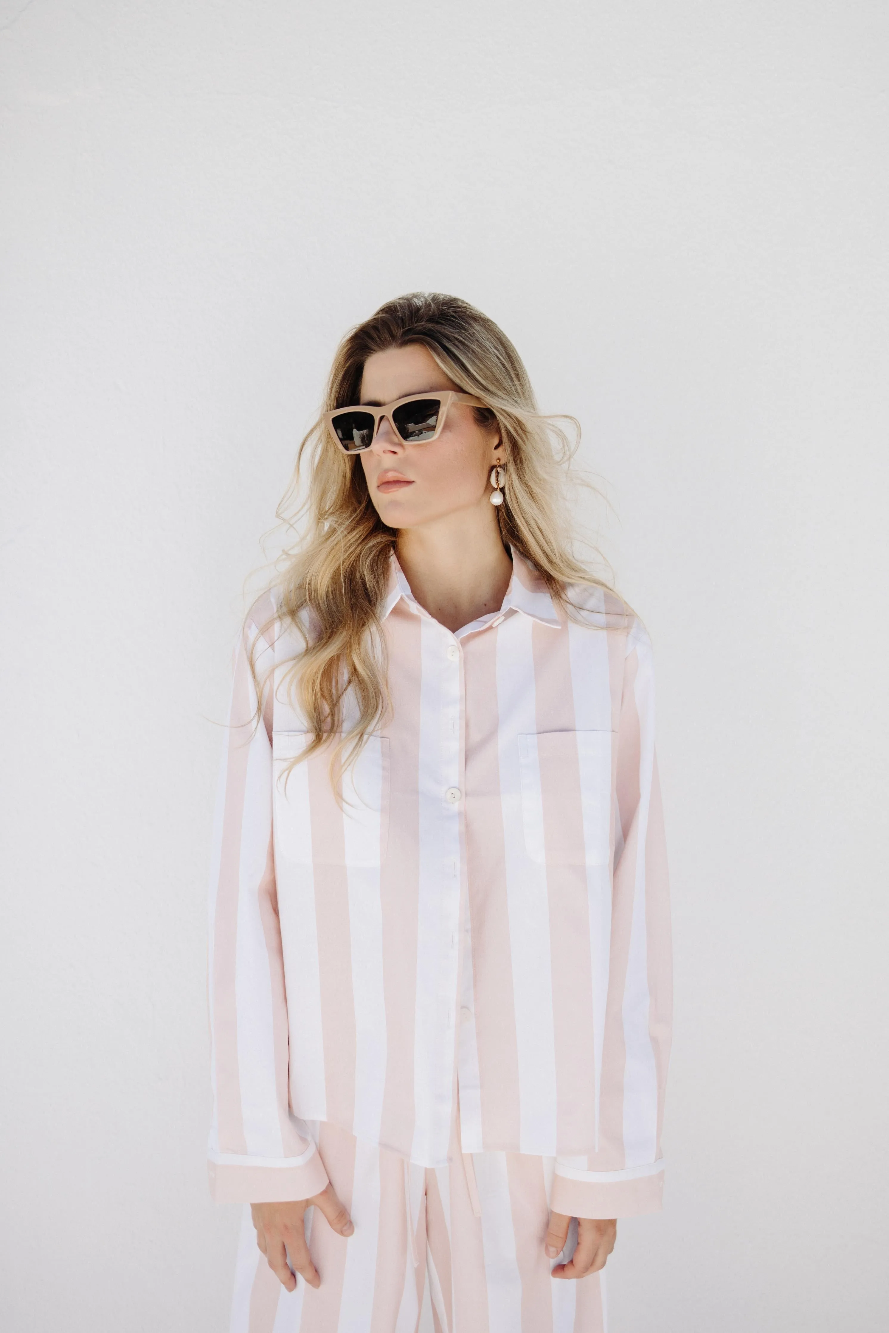 Tally Pyjama Set - Coral Blush pink