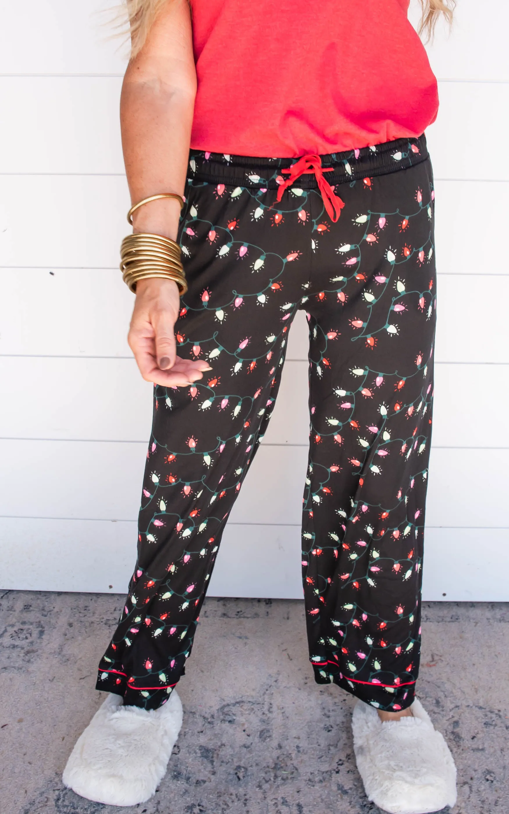 Very Merry Hello Mello Holiday Pajama Pants - Final Sale