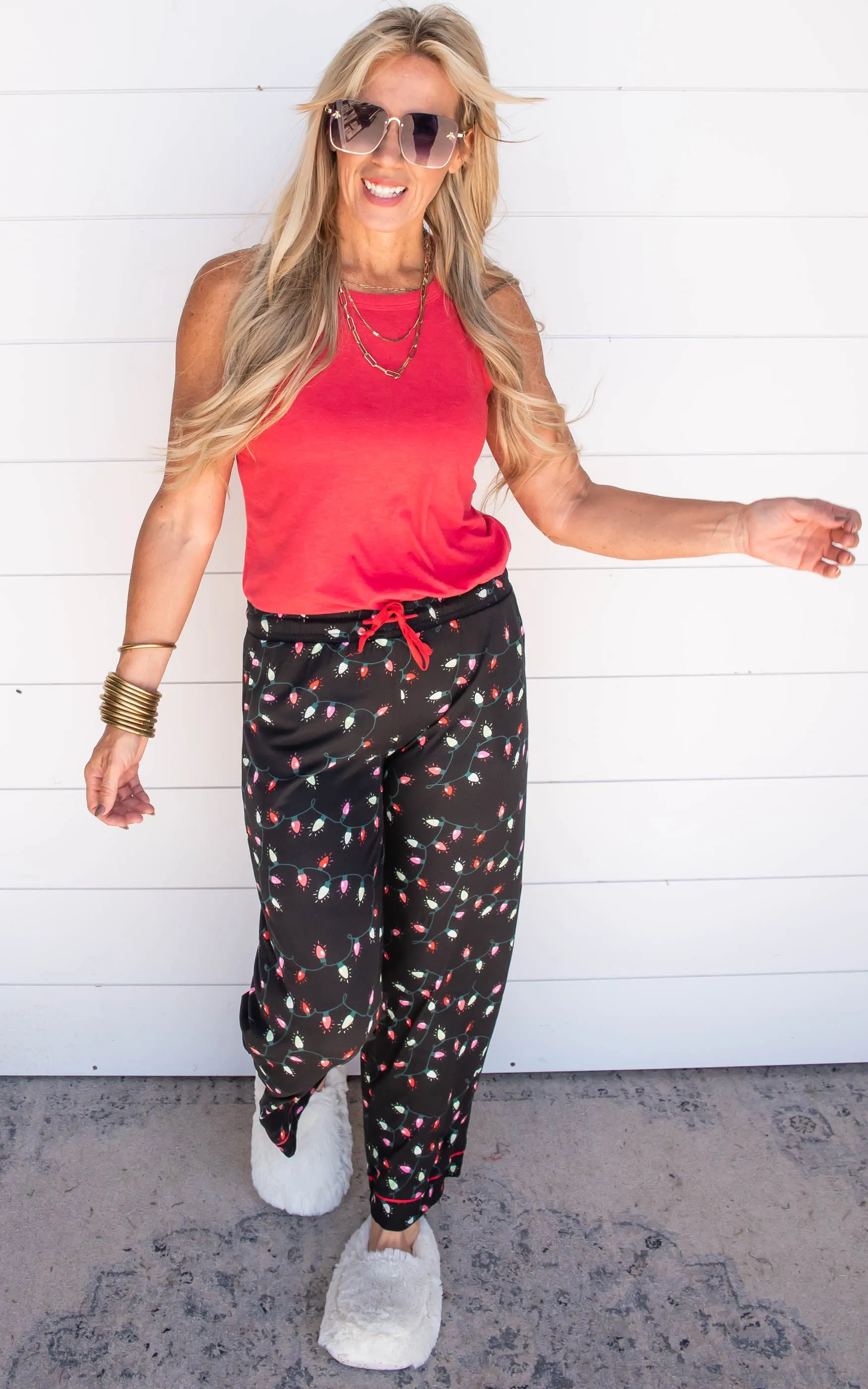 Very Merry Hello Mello Holiday Pajama Pants - Final Sale