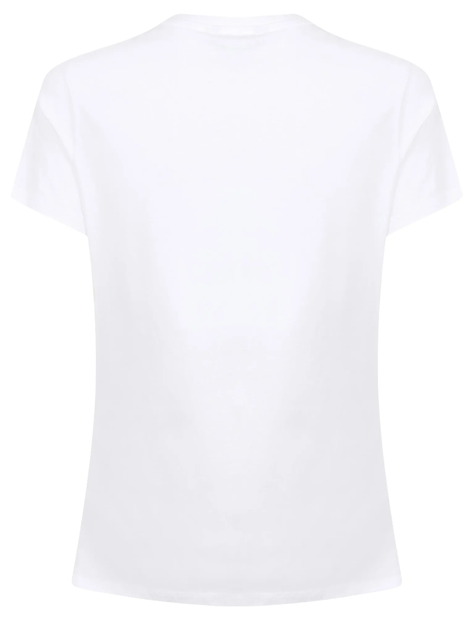 Womens Motif Cotton Crew Neck T-Shirt In White - Tokyo Laundry